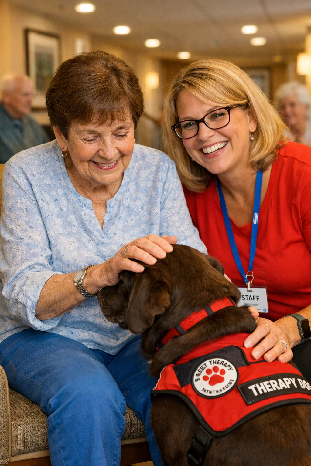 Therapy Dog Visit